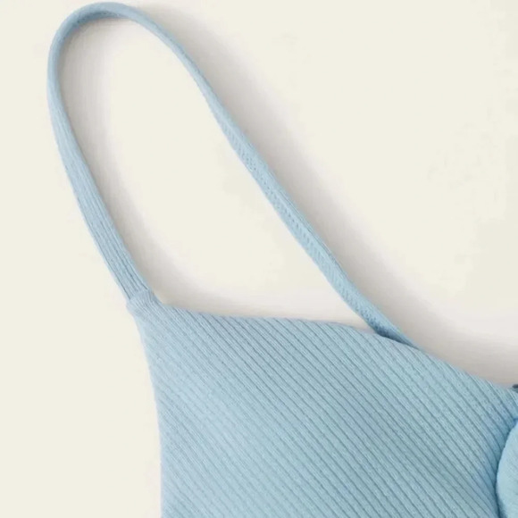 NEW! Ribbed Cut Out O-Ring Monokini One Piece Swimsuit - Picture 10 of 12